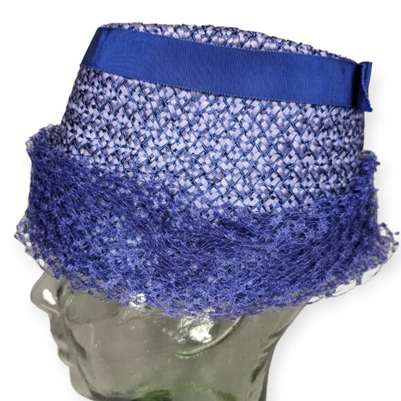 Vintage Luci Puci Blue/Purple Hat - Picture 4 of 10